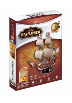 Puzzle 3D Żaglowiec Mayflower 111