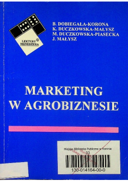 Marketing w agrobiznesie