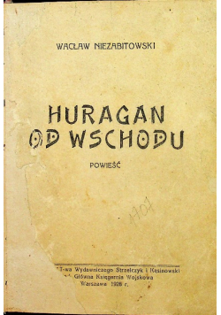 Huragan od wschodu, 1928 r.