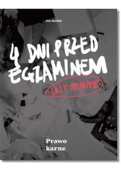 Last minute Prawo karne