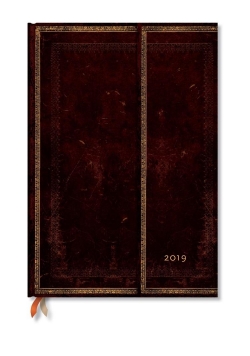 Kalendarz książkowy grande 2019 12M Black Moroccan