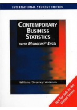 Contemporary Business Statistics with Microsoft Ex