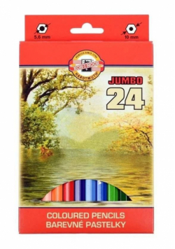 Kredki Omega Jumbo 24 kolory