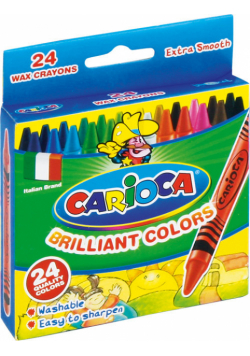 Kredki świecowe Carioca 24 kolory