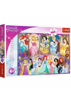 Puzzle 160 Portrety Księżniczek