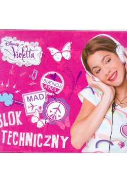 Blok techniczny A4 Disney Violetta 10 kartek