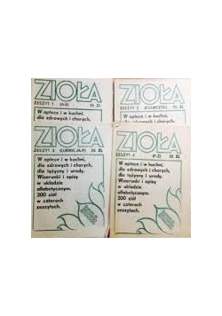 Zioła, zeszyt 1-4