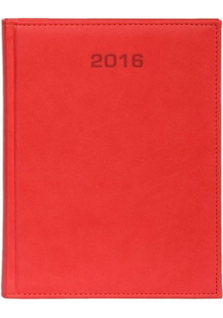 Kalendarz 2016 książkowy Vivella czerwony