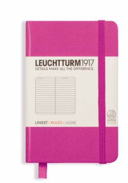 Notes Leuchtturm1917 Mini w linie różowy