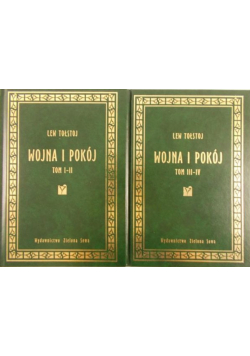 Wojna i pokój  Tom I do IV