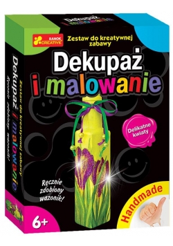Handmade - Dekupaż i malowanie. Delikatne kwiaty