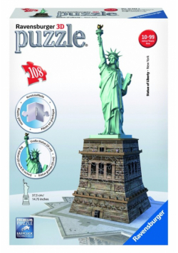 Puzzle 3D Statua Wolności 108