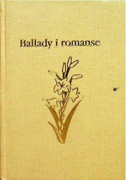 Mickiewicz Ballady i romanse Miniatura