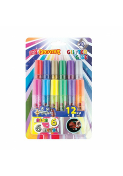 Klej brokatowy 12 sztuk