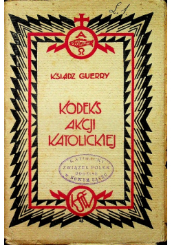 Kodeks akcji Katolickiej, 1929 r.
