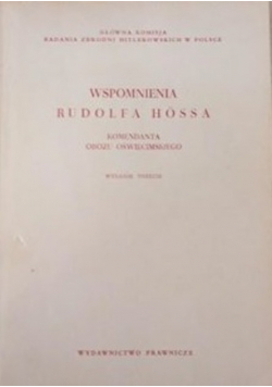 Wspomnienia Rudolfa Hoessa