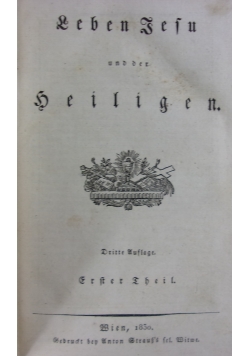 Leben Tefu  und der Heiligen,1830r.