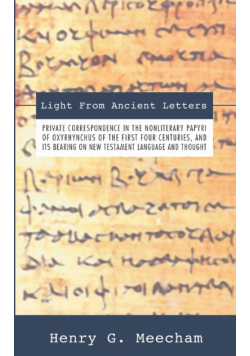 Light from Ancient Letters