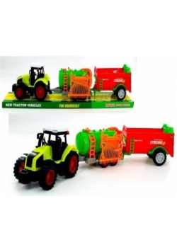 Traktor z maszynami rolniczymi