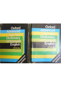 Oxford Advanced Learners Dictionary of Current English Tom I i II