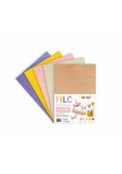 Filc dekoracyjny Fantasy 5szt HAPPY COLOR