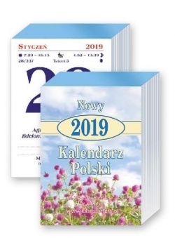 Kalendarz zdzierak 2019 - Kalendarz Polski KL5