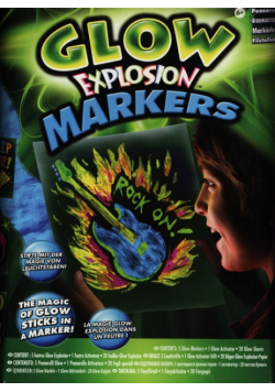 Zestaw do malowanie Crayola Eksplozja koloru - Glow explosion zielona