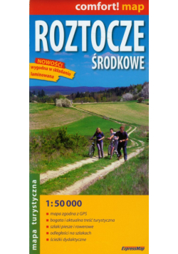 Roztocze Środkowe Puszcza Solska mapa turystyczna 1:50 000