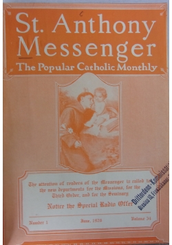 St. Anthony Messenger, 1926 r.