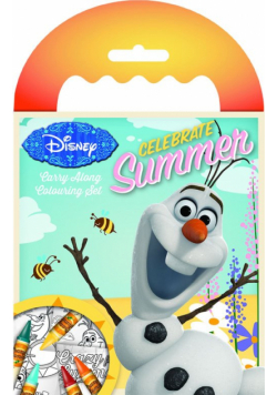 Kolorowanka mini z kredkami Olaf