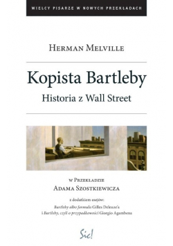 Kopista Bartleby Historia z Wall Street