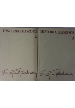Historia filozofii, zestaw 2 książek
