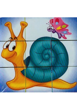 Klocki 9-elementowe zwierzęta animowane