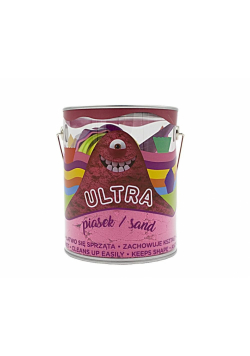 Ultra Piasek 900g różowy + 4 foremki Muffinki