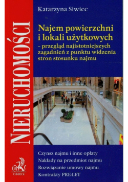 Najem powierzchni i lokali użytkowych
