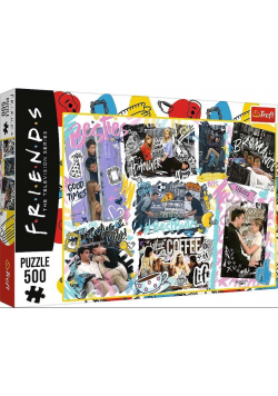 Puzzle 500 Przyjaciele kolaż