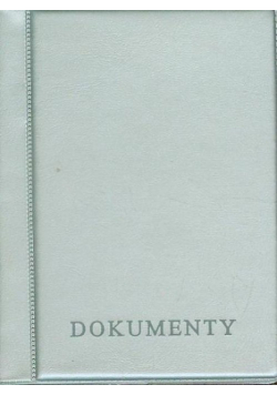 Okładka na dokumenty srebrna
