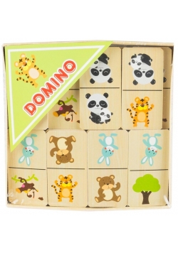 Domino drewniane Zwierzęta