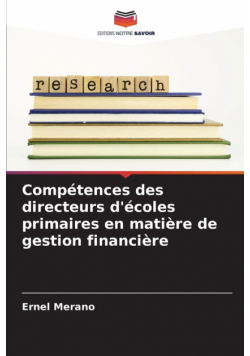 Compétences des directeurs d'écoles primaires en matière de gestion financière