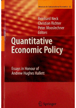 Quantitative Economic Policy
