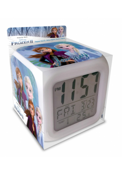 Budzik cyfrowy z alarmem Frozen WD21986