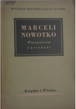 Wspomnienia i artykuły. 1949 r.