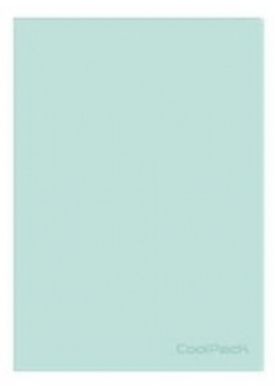 Paczka Zeszyt A4 PP 60k kratka Coolpack pastel powder mint