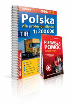 Polska Atlas sam dla profesjonalistów 1:200 000+Pierwsza pomoc