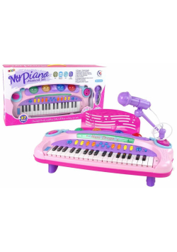 Keyboard z mikrofonem