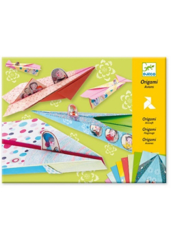 Origami Tęczowe samoloty