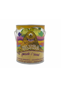 Ultra Piasek 900g żółty + 4 foremki Morskie życie