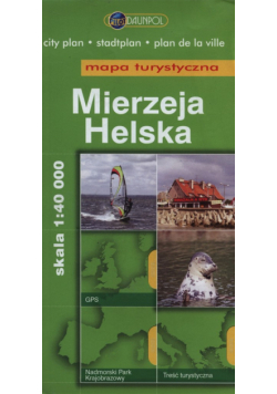 Mierzeja Helska Mapa turystyczna 1:40 000