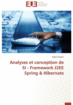 Analyses et conception de si - framework j2ee spring   hibernate