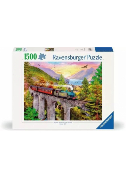 Puzzle 1500 Jesienna przejażdżka pociągiem